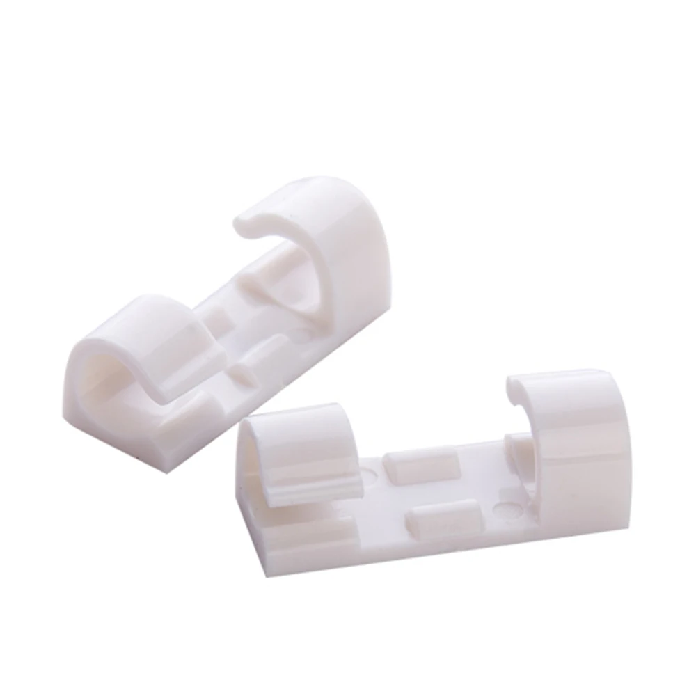 

20Pcs/Set Self Adhesive Wire Thread Fixed Clip Buckle Securing Cable Organizer