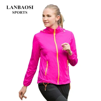 

LANBAOSI Men&Women Lovers Lightweight Waterproof Active Outdoor Hoodie Coat Hiking Climbing Cycling Running Sport Jackets