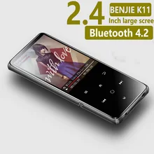 BENJIE K11 IPX4 водонепроницаемый HIFI Mp3 музыкальный плеер 8 Гб без потерь Мини Портативный Аудио плееры FM радио Электронная книга диктофон