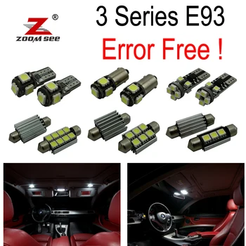 

20x LED License Plate lamp + Interior Lights bulb Kit for bmw 3 series E93 convertible 320i 325i 330d 330i 335i M3 (2006-2013)