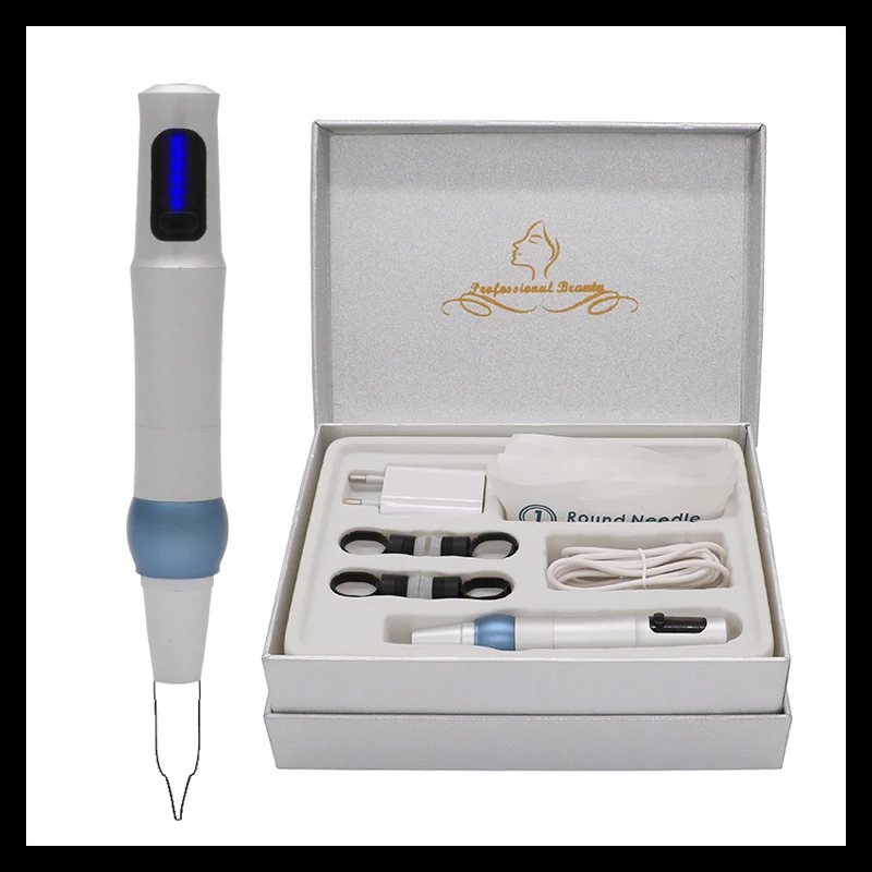 1 Pcs 6 LED Liberty Eyebrow Permanent Makeup Tattoo Machine Pen For Tattoos Eyebrow/eyeliner & Lips Tattoo Machine Gun Blue ring new arrival rose tattoo gun set permanent makeup machine pen for body tattooing eyebrow lips eyeliner