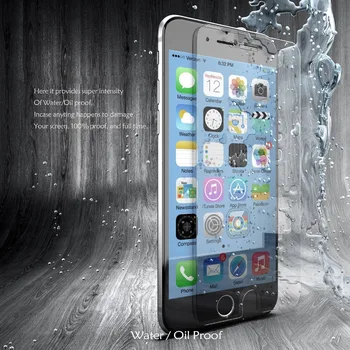 

Wholesale Price 100pcs 2.5D 9H 0.3mm tempered glass screen protector for iPhone 6 plus 6s plus 5.5inch explosion-proof membrane