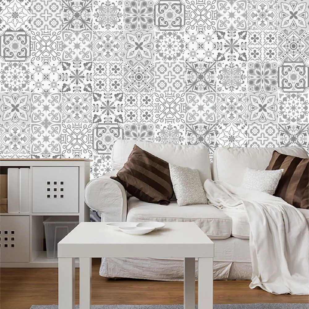 Baroque Pattern Wall Decal Vinyl Sticker Home Decor Furniture