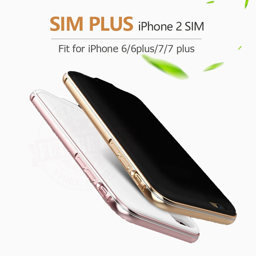 For IPhone 6 7 8 Plus New Ultrathin Bluetooth Dual SIM Dual Standby Adaper Long Standby