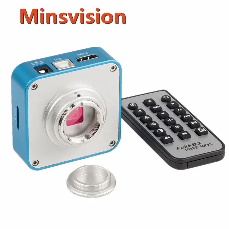 

16MP HDMI1080P HD industrial video microscope detection camera USB interface card camera video
