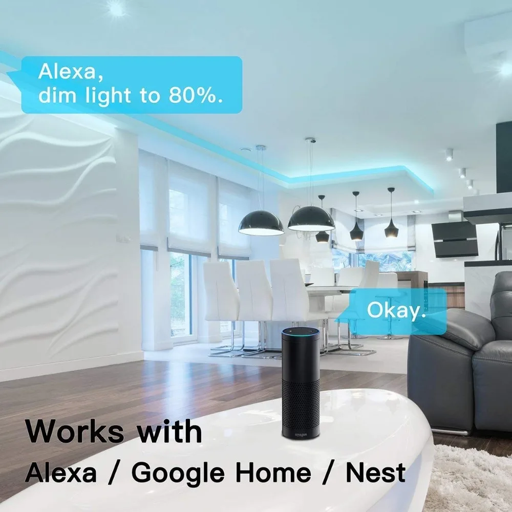 Alexa Google Assistant IFTTT светодиодный беспроводной WiFi Светодиодная лента SMD2835 12 В RGB светодиодный светильник+ светодиодный контроллер+ 2A 3A питание