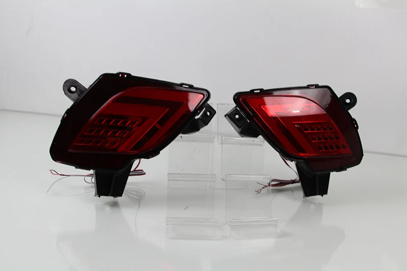 Автомобильная проблесковая 2 шт для Mazda CX-5 CX5 CX 5 2013 Автомобильный светодиодный фонарь светильник заднего бампера светильник задний противотуманный фонарь стоп-сигнал светильник
