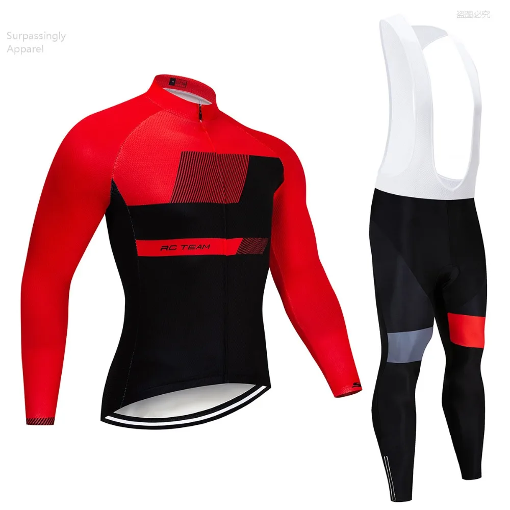 Pro Racing Team с длинным рукавом Vélo 2019 Ropa Ciclismo Mujer осень-весна велосипедная одежда Костюмы Велосипедное трико комплект