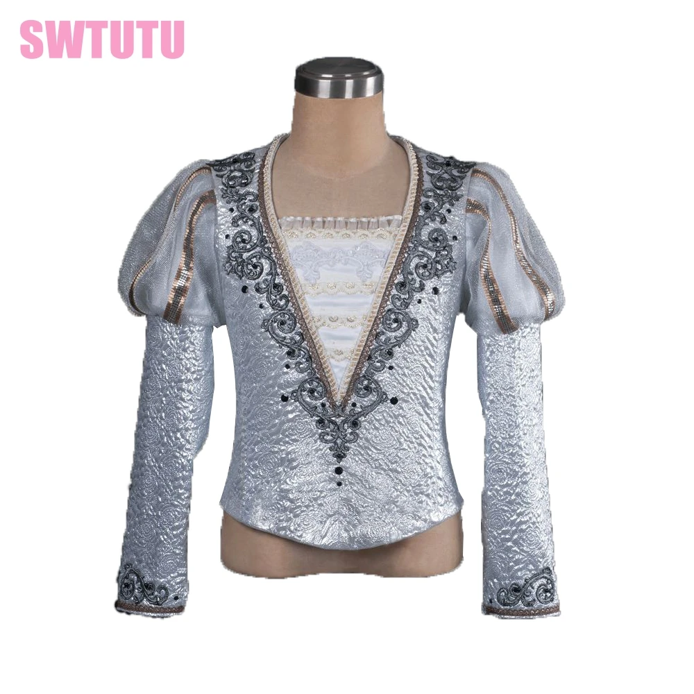 silver Man Fashion ballet boy dance costume professional male ballet