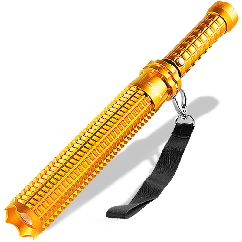 

Self-defense Rechargeable 18650 Aluminum alloy 5W led Flashlight for Police,Security staff,Patrol,camping