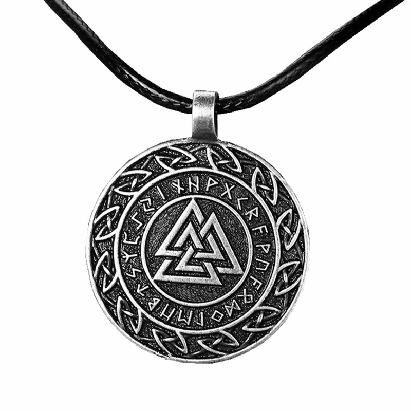 

1Pcs Norse Viking Pendant Necklace Slavic Gothic Chokers Scandinavian kolye Norse Amulet Men Jewelry Drop Shipping