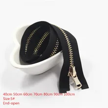 end-open 40cm-100cm 5# 1pcs Metal Zipper for Sewing zip Garment Accessories Jeans Zippers Cremalleras DIY tools zipper,p5