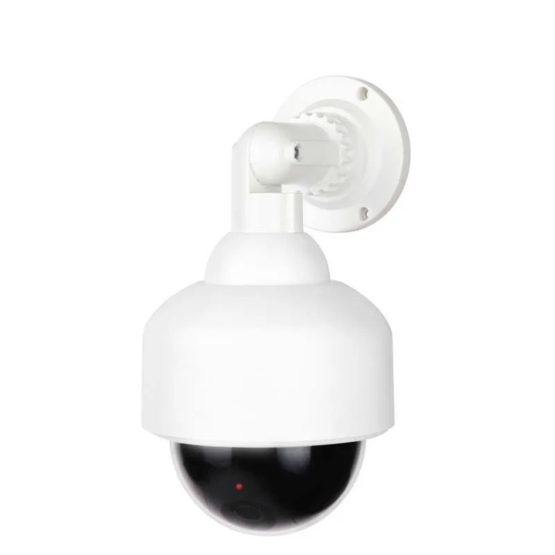 

Simulated Security Camera Fake Dome Dummy Camera with Flash LED Light indoor security camera monitoring infrared virtual cam