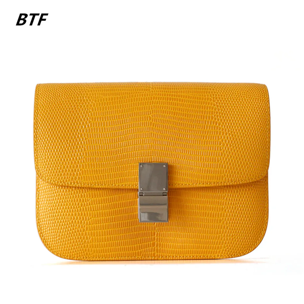 

Designer Alligator Square Shoulder Bags Women Cow Leather Crossbody Bags Lock Ladies Shoulder Messenger Bags Bolsa Feminina