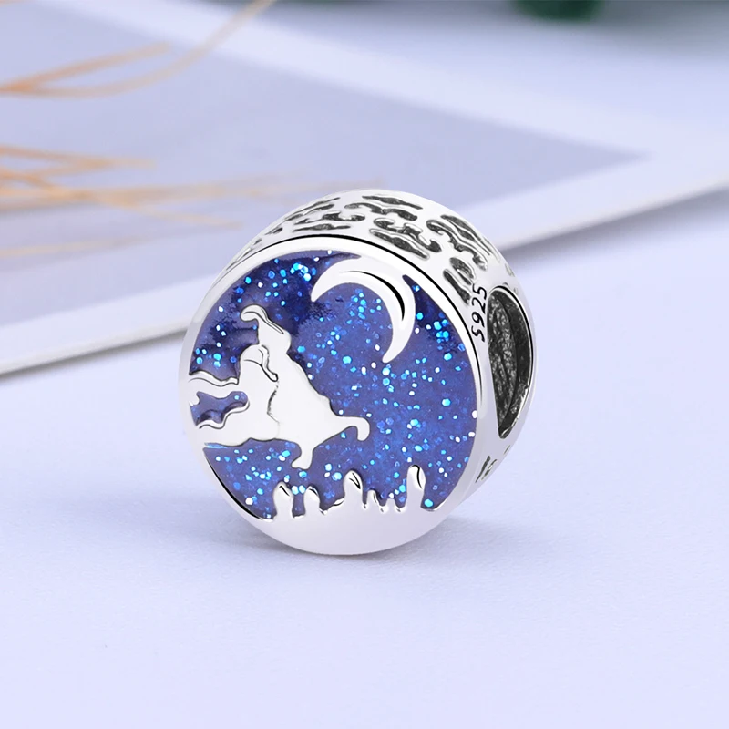 Original 925 Sterling Silver Charms Beads Fit Pandora Bracelet Original Diy Moon Aladdin Magic Carpet Ride Charm Women Jewelry Original 925 Sterling Silver Charms Beads Fit Pandora Bracelet Original Diy Moon Aladdin Magic Carpet Ride Charm Women Jewelry