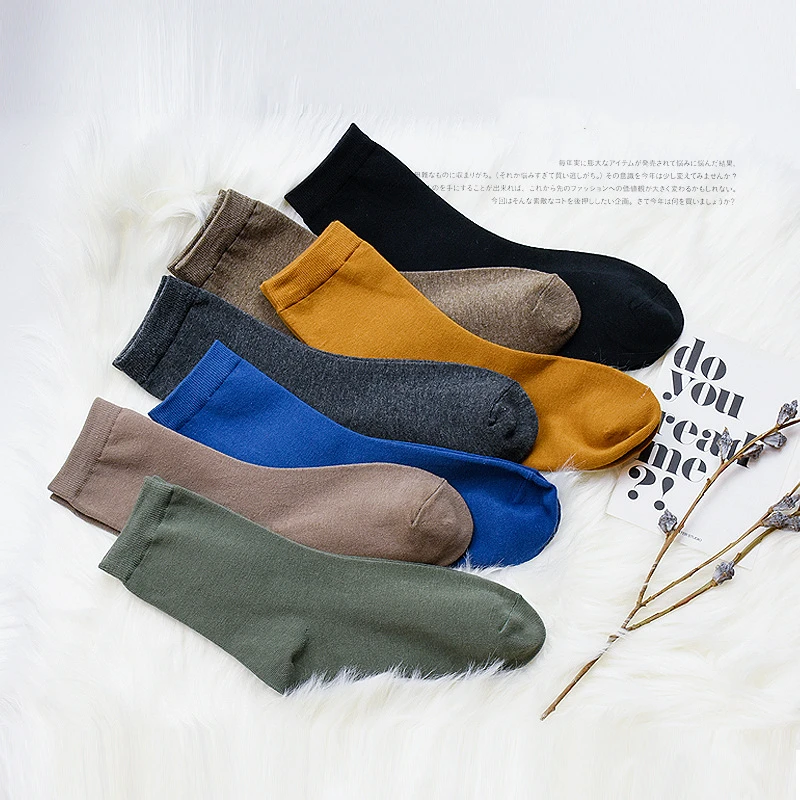 Мужские носки Socks7 весенние новые в подарочной коробке длинные модные