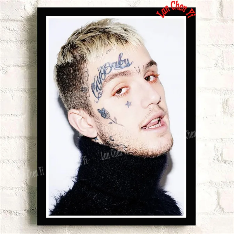 Lil Peep бумага с покрытием плакат для кафе высокое качество печати рисунок ядро декоративная живопись 42*30 см