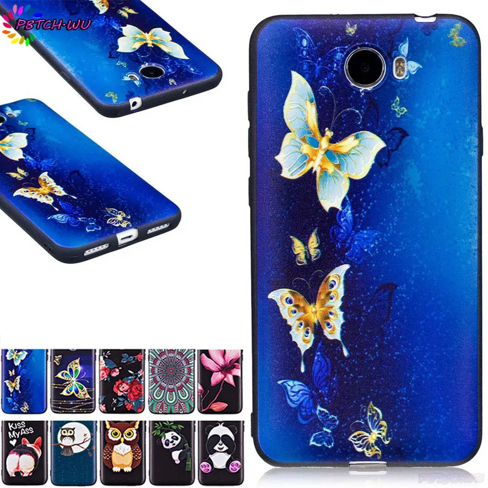 ТПУ чехол с тиснением и изображением для huawei Y5 ll Y5ii Y 52 CUN U29 L21 L01 CUN-U29 CUN-L21 CUN-L01 CUN-L03