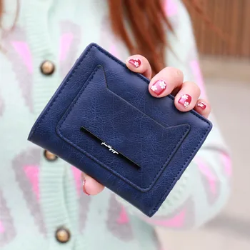 

New Fashion High quality women wallet PU leather wallets, wholesale lady cute purse for women best gift