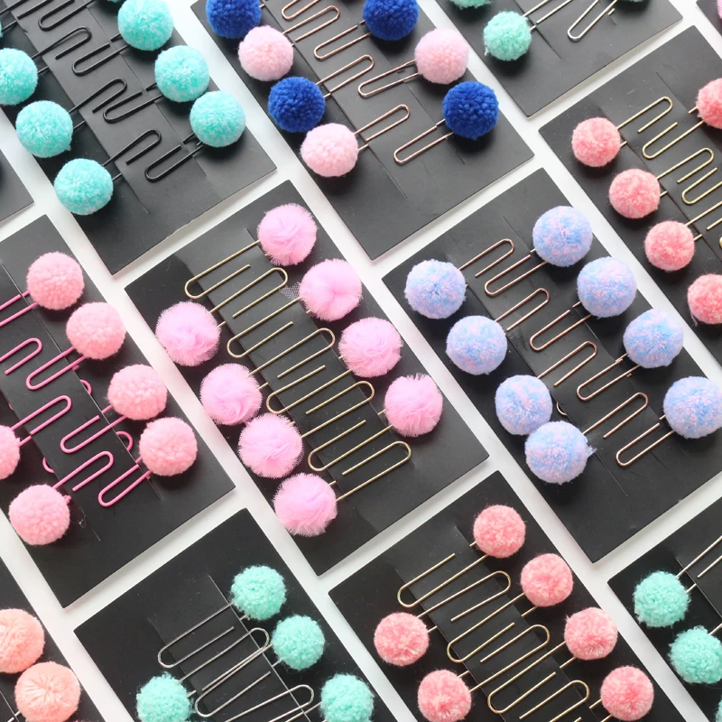 

Domikee original creative felt metal colored index paper clips bookmarks set cute candy office school memo pad stationery 8pcs