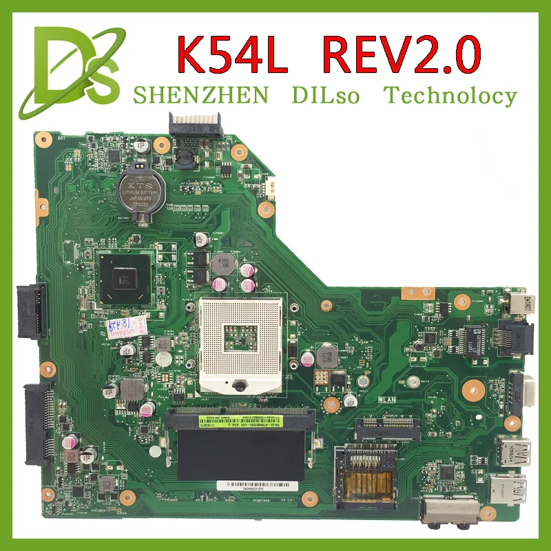 KEFU K54L For ASUS X54H REV 2.0 Notebook Laptop Motherboard PC Main board Test Fast shipping | Компьютеры и офис