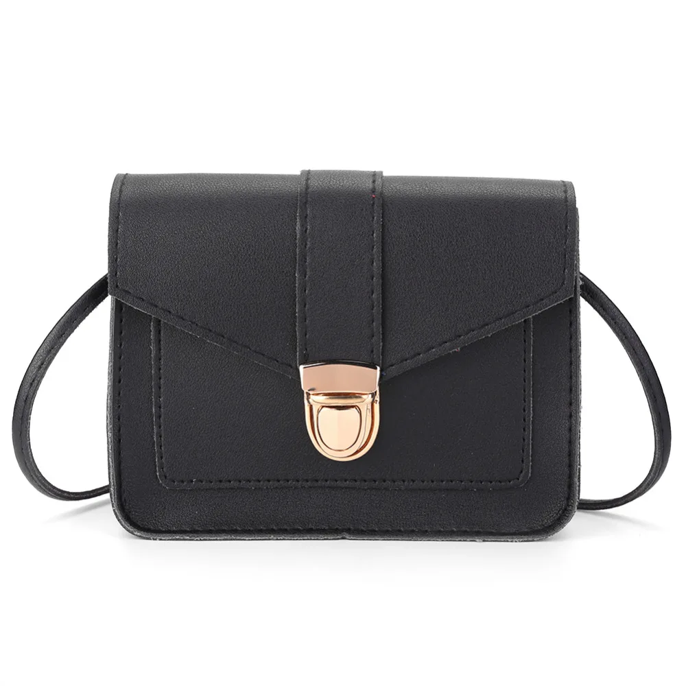 Fashion Small PU Leather Bags Women Shoulder Bag Female Crossbody Bags for Ladies 2018 Clutch Purse bolsa feminina Black Handbag Fashion Small PU Leather Bags Women Shoulder Bag Female Crossbody Bags for Ladies 2018 Clutch Purse bolsa feminina Black Handbag