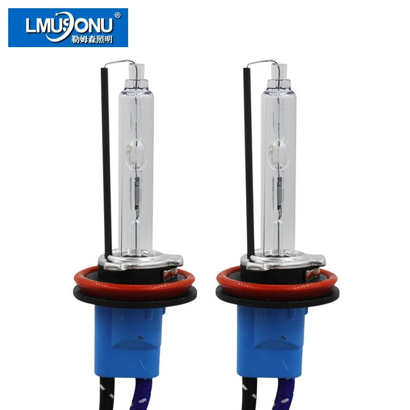 LMUSONU BEST QUALITY 1 PAIR OF H11 XENON LAMP 12V 35W 55W HIGH BRIGHT AC XENON H11 METAL BASE