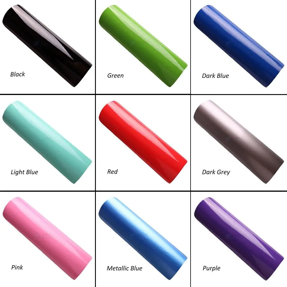 

Multi-color High Glossy Surface Color Film Body Sticker Auto-car Interior Color Change Self-adhesive Car Wrap Film 1.52m x 3m