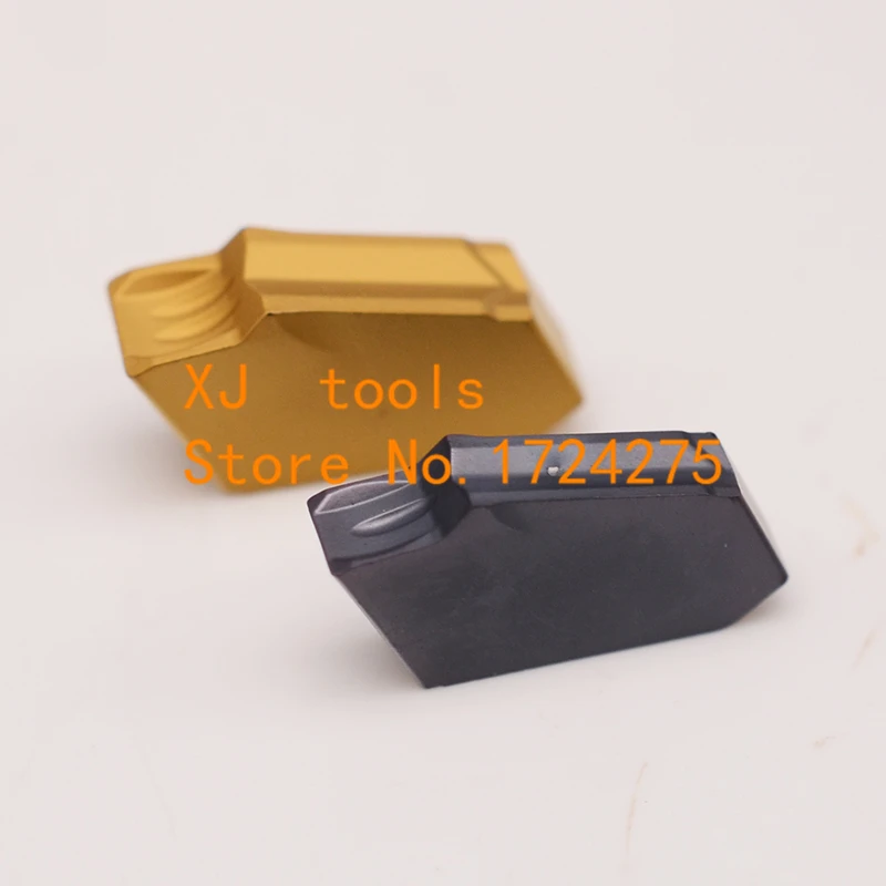 

10PCS Single Cutting inserts SP200 SP300 SP400 SP500 Coating Yellow/Black for Steel/Stainless Steel Cutting blade SPB26/32