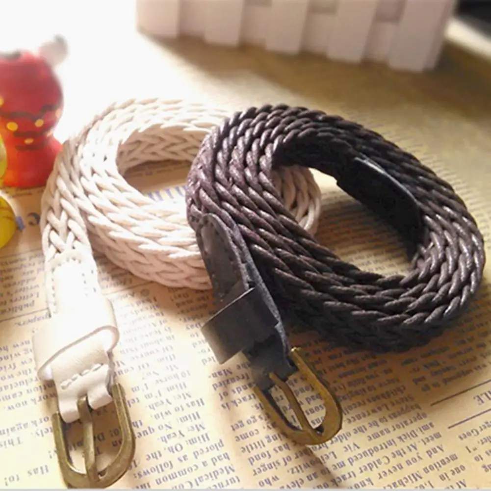 

Unisex Belt Top Quality Thick Wide Casual Canvas Knitted Belt Casual Wild Men Belt Stylish And Durable New Arrival 2019