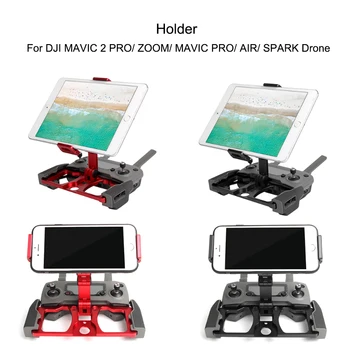 

Remote Controller Smartphone/Tablet Clip Holder for DJI Mavic 2/Air/ AIR 2/Spark Drone CrystalSky Monitor Bracket