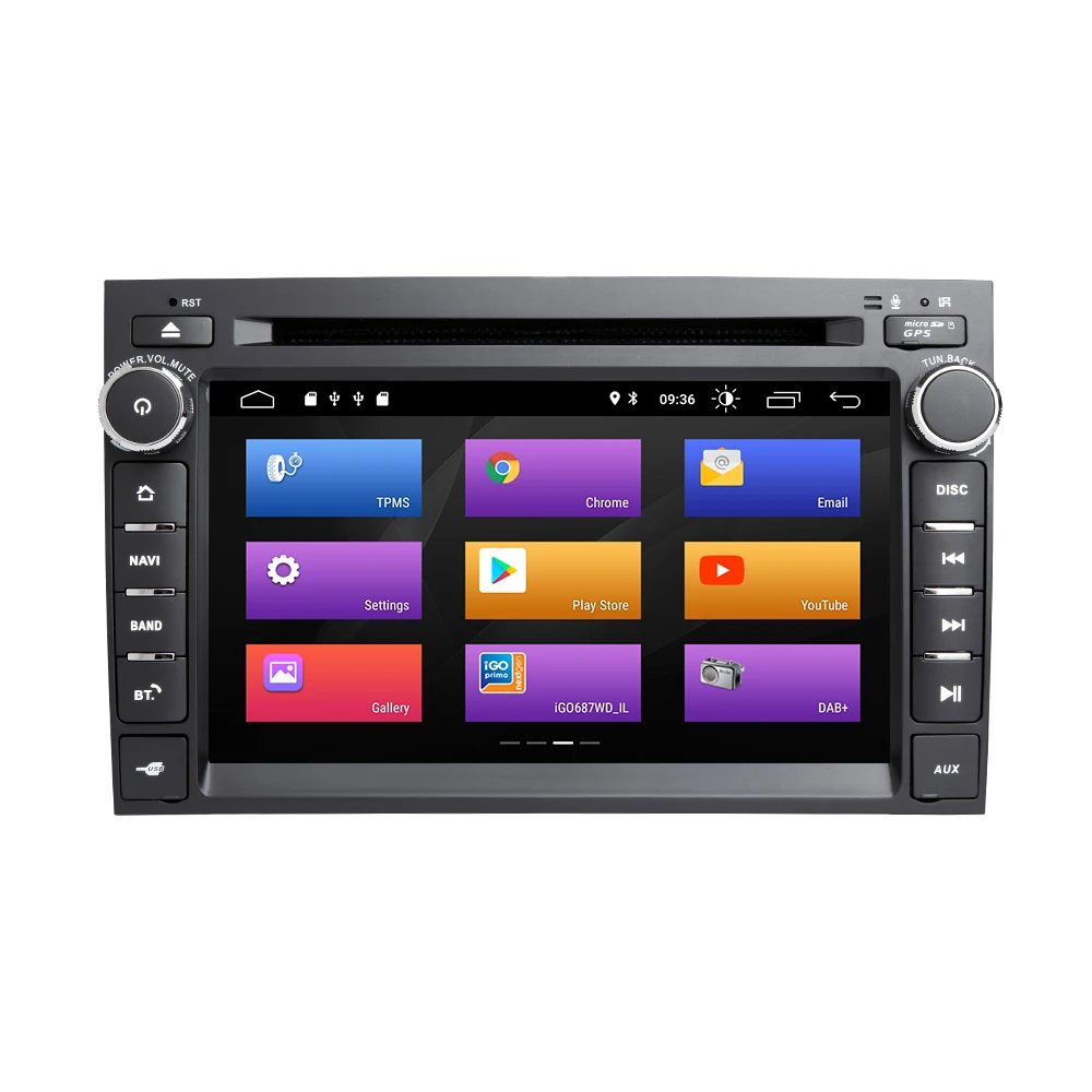 1 Din Android 9 0 автомобильный dvd плеер GPS радио для GMC Sierra Yukon Chevrolet Traverse Express Acadia Denali Savana