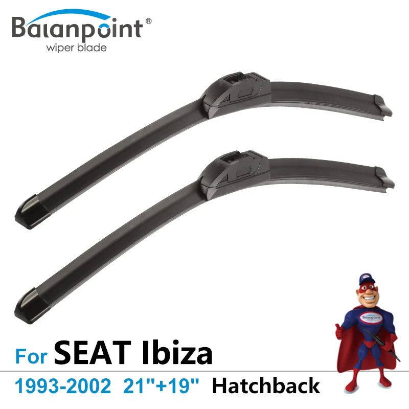 Wiper Blades For Seat Hatchback 19932002 21"+19", Set Of 2, Top