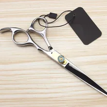 Высший сорт профессиональный 6,0 дюймов Япония 440c 9cr13 драгоценный камень ножницы для резки Парикмахерские ножницы набор Парикмахерские ножницы