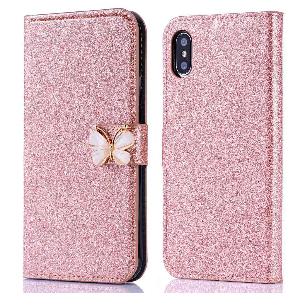 KISSCASE кошелек с блестками чехол для телефона huawei P Smart 2019 P30 Pro P20 P10 P9 P8 Lite 2017 принтом