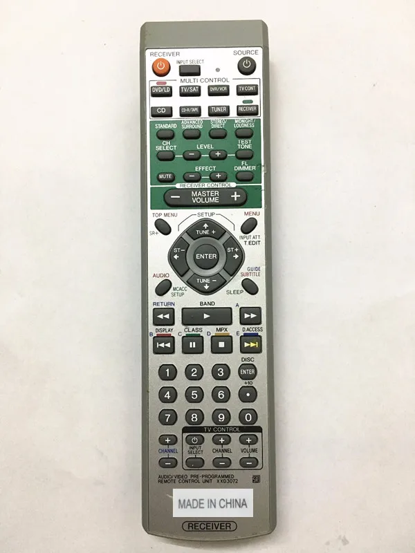 Original installation for pioneer amplifier remote control XXD3072in