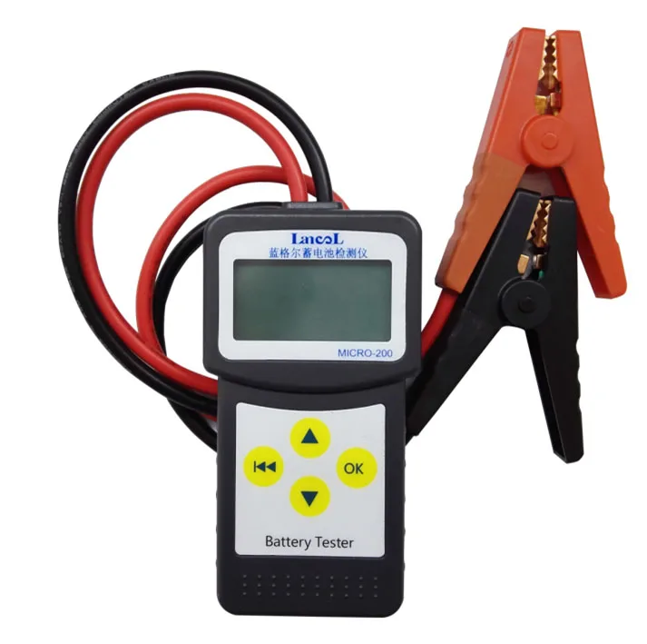 Lancol Micro200 12V instrumento eléctrico vehículo Auto 2000CCA batería probador Analizador de cond