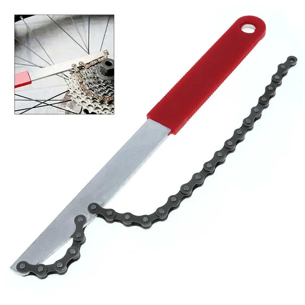

Bicycle Chain Repair Tool Multifunction Bicycle Freewheel Turner Chain Whip Cassette Sprocket Remover Tool