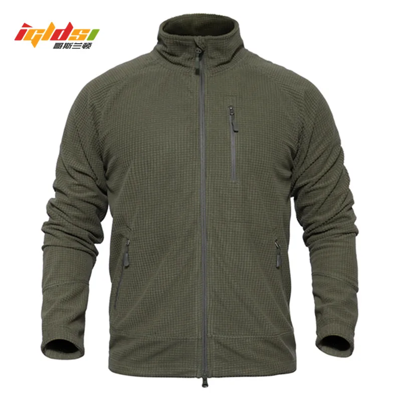 IGLDSI Winter Fleece Jacket Warm Men Lightweight Military Tactical
