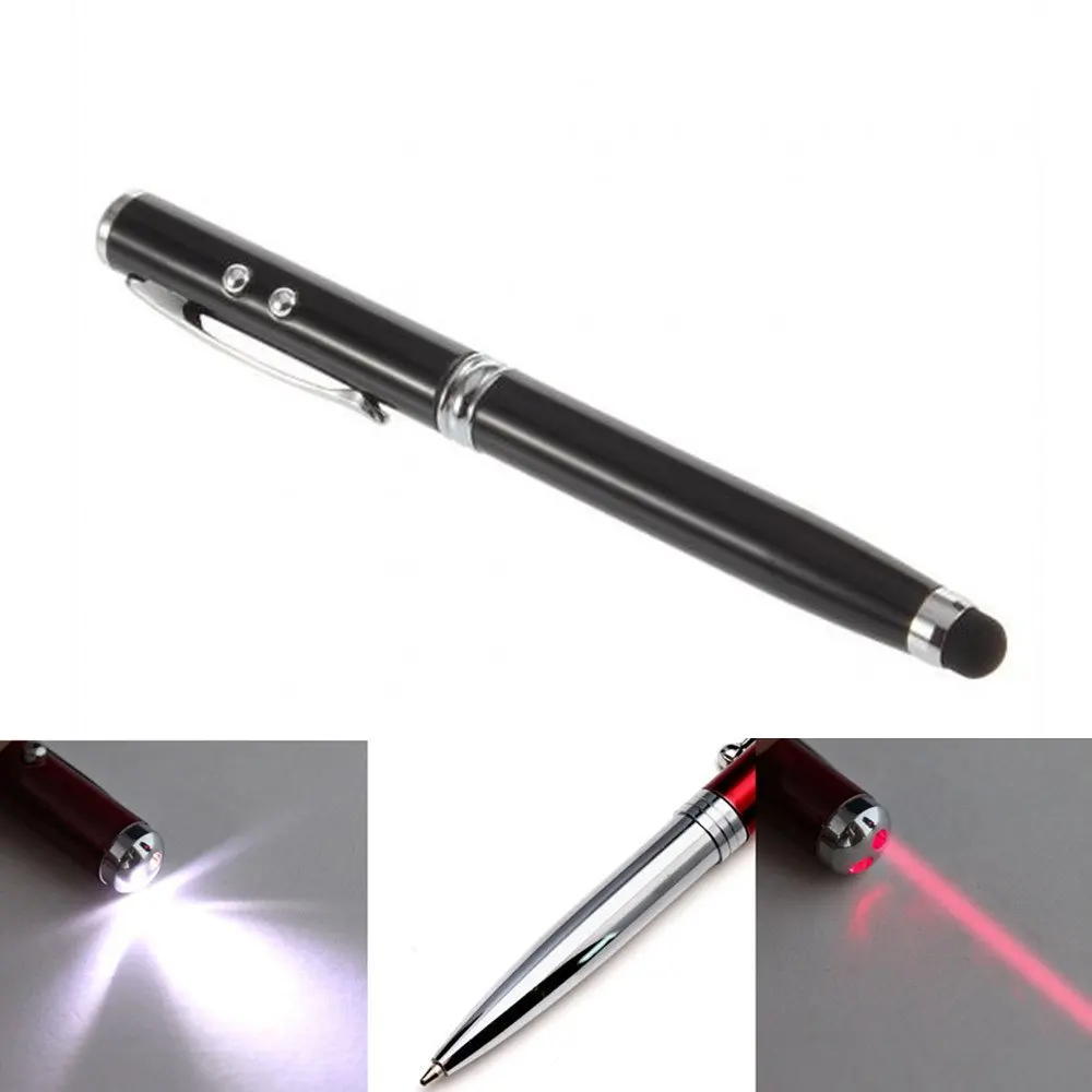 4 in 1 Multi functional Stylus for Capacitive Touch Screen Tablet Ball