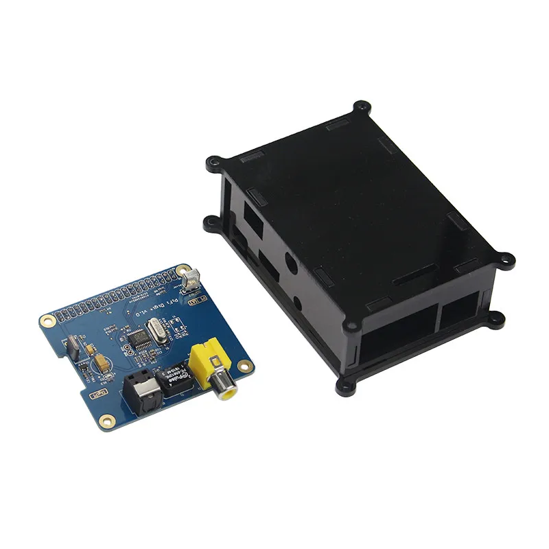 

Digital Sound Card HIFI DiGi for Raspberry pi 3 I2S SPDIF Module with Acrylic Case for Raspberry Pi 3 Model B+ Free Shipping