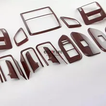 17 шт. инструмент регистрации накладка+ дверная ручка рамка интерьера литье Накладка для Toyota LC Prado FJ150