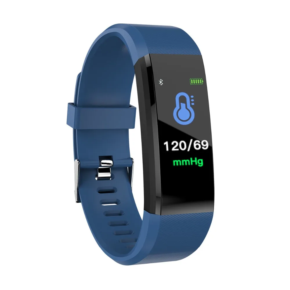 Sports Smart Band Bracelet Watch Fitness Activity Tracker Heart Rate Monitor Blood Pressure Measurement Watch Men Women