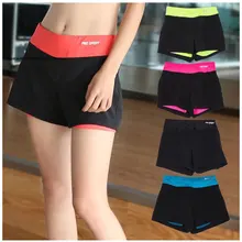 Фитнес Шорты, Бег быстросохнущие Шорты женские летние короткие, свободные короткие анти опустели