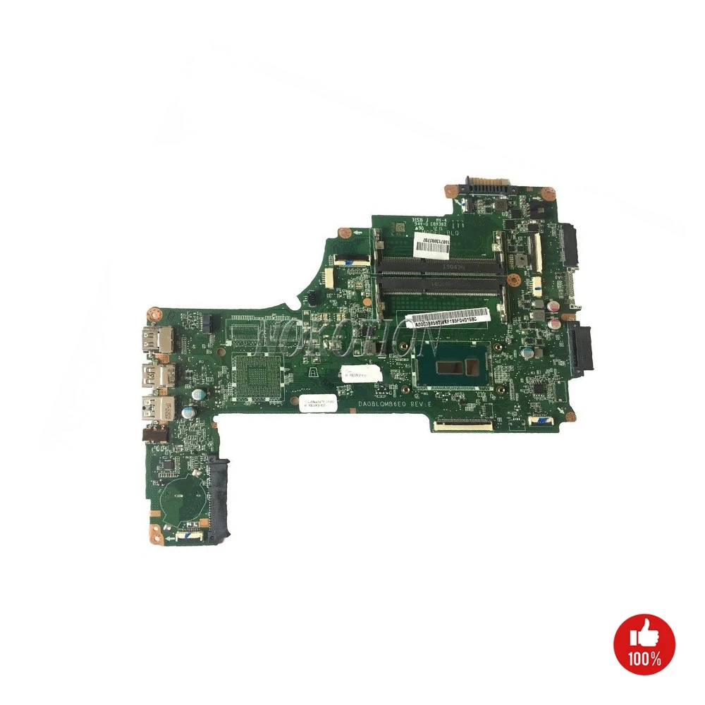 

NOKOTION DA0BLQMB6E0 For Toshiba Satellite C55 S55 C55-C laptop motherboard Core SR23Y i5-5200U A000388580