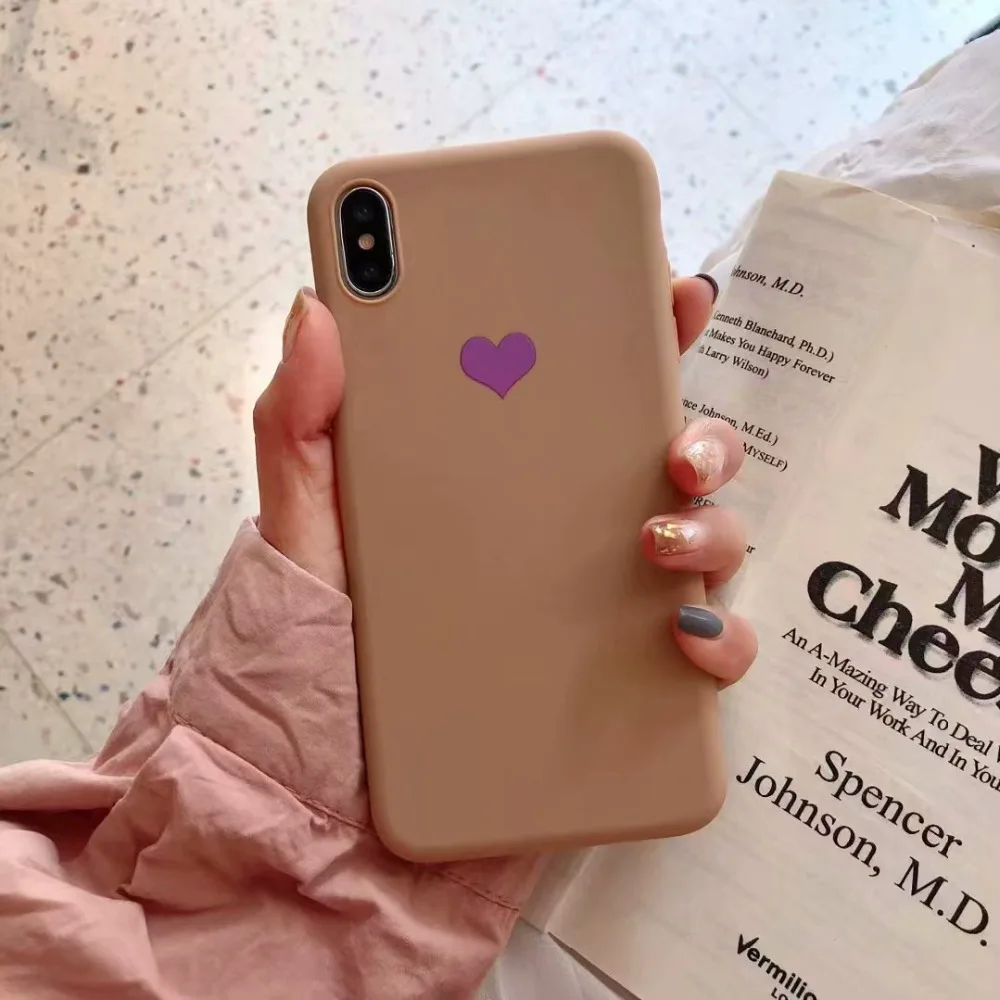 Ультратонкий чехол с сердечками для iPhone 11, мягкий силиконовый чехол из ТПУ для iPhone 8 7 6S X XS XR MAX 7Plus 8Plus XR 11 Pro Max