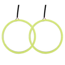 2Pcs(1pair) Auto Halo Rings COB 60MM Angel Eye 12V 24V Headlight 45 SMD Car Angel Eyes Motorcycle 9-30V White Red Yellow Blue