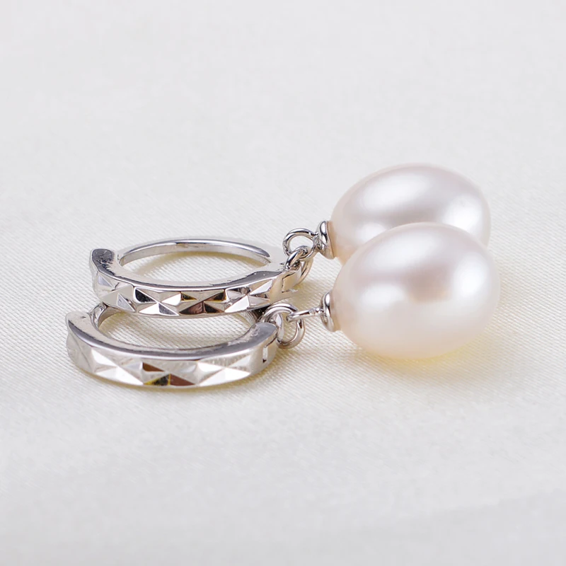 Женские серьги из серебра 925 пробы 8 10 мм 4 цвета|earrings jewelry|pearl earrings925 sterling |