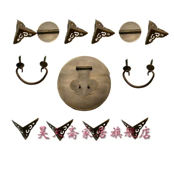 

[Haotian vegetarian] Chinese antique Ming and Qing furniture fittings copper live Zhangmu Xiang / classical copper accessories H