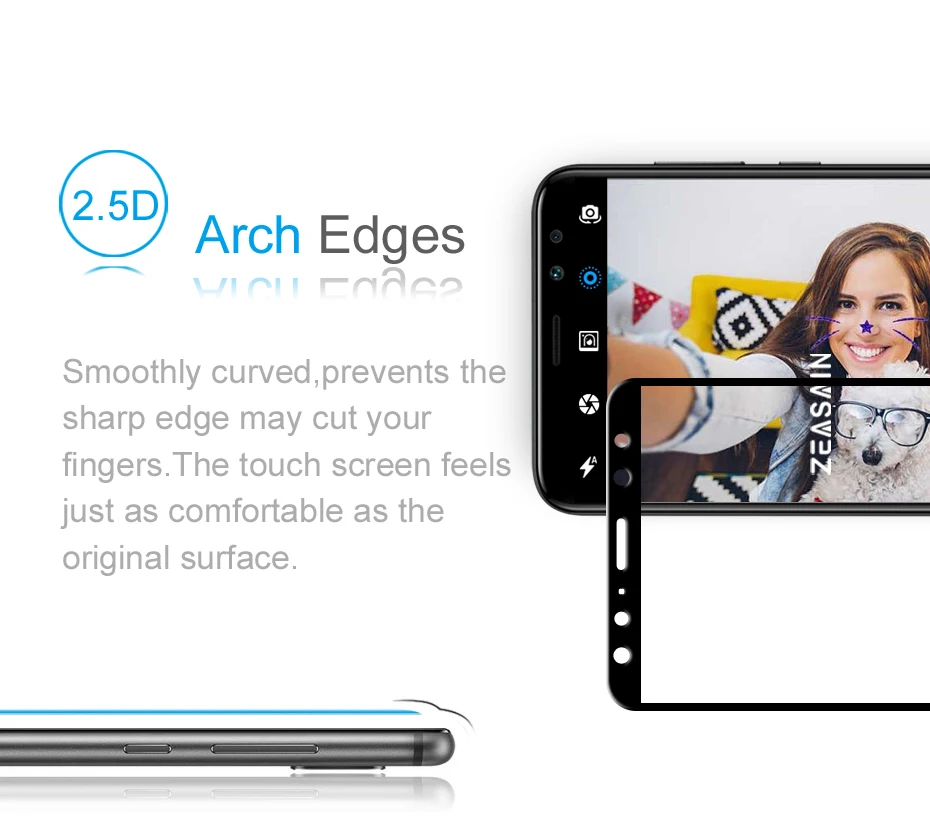 2 Pack Original ZEASAIN 2.5D Full Cover Tempered Glass Screen Protector For Huawei Mate 10 Lite Mate 10Lite Toughened Glass Film (11)